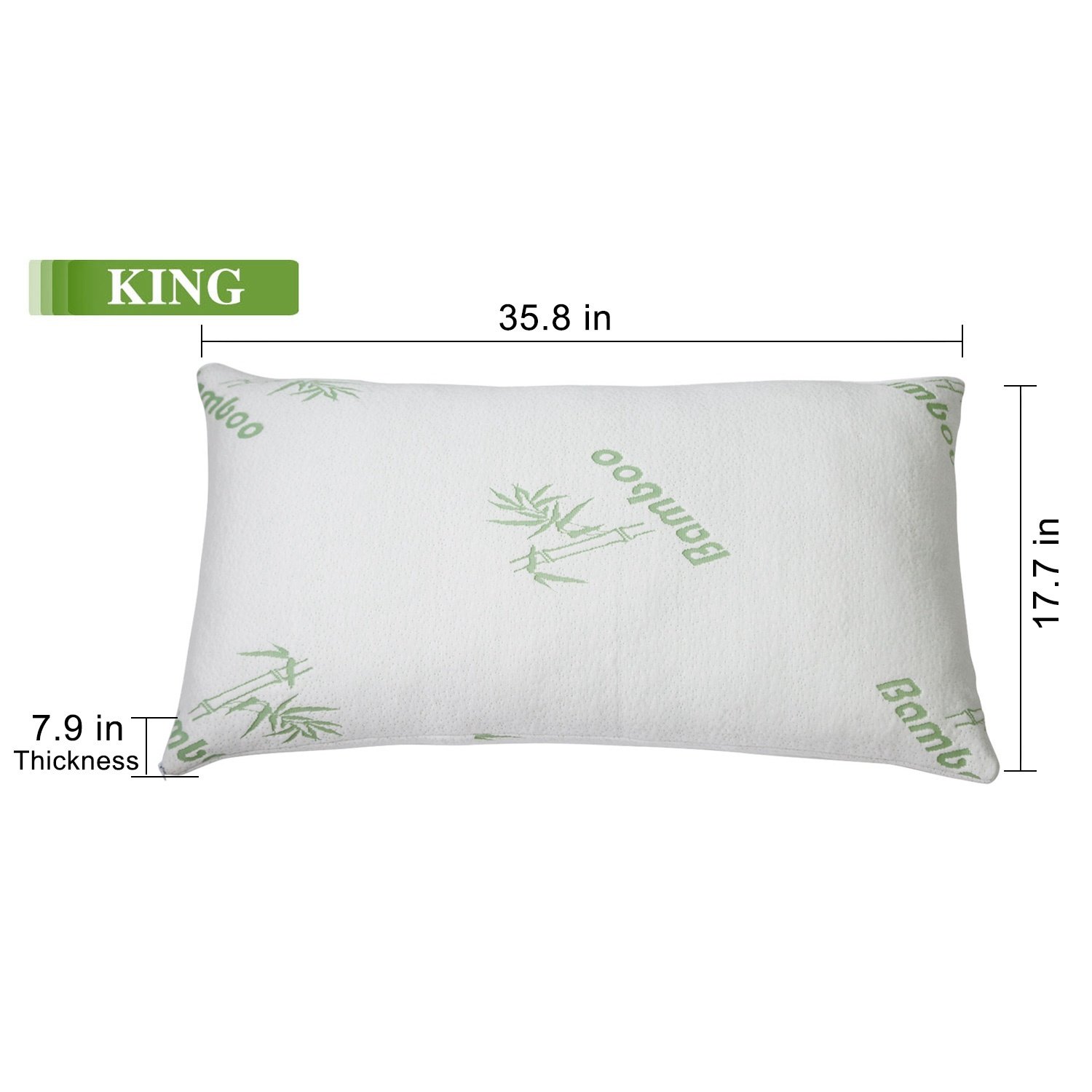 Bamboo Memory Foam Pillow - Image 6